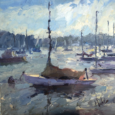 Afternoon Summer Haze 12x12 SOLD
