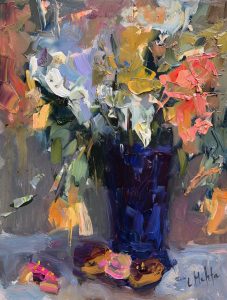 Blue Vase 12x9