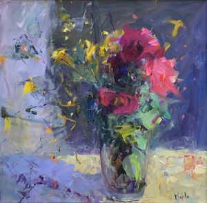 Afternoon Arrangement 12x12 SOLD