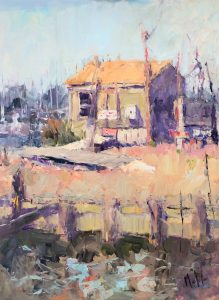 Old Dock House 18X14 SOLD