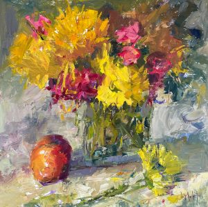 A Splash of Color 12x12