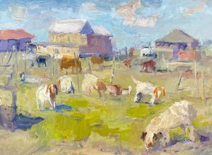 Barn Yard 9x12