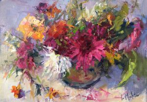 Flowers and Light 10x14 SOLD
