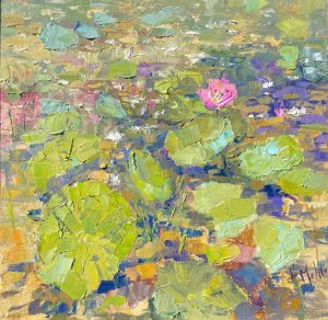 Lilies and Lotus 12x12