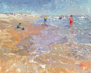 Taking Time on the Shore 16x20